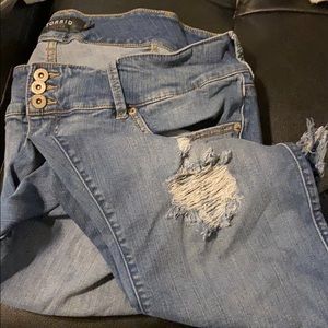 Torrid Distressed Jeggings